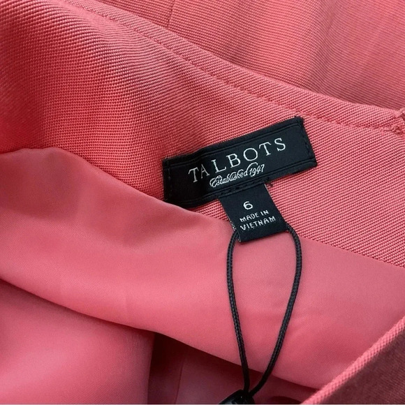 Talbots Sleeveless Pleated Dress Size 6 - Picture 9 of 10